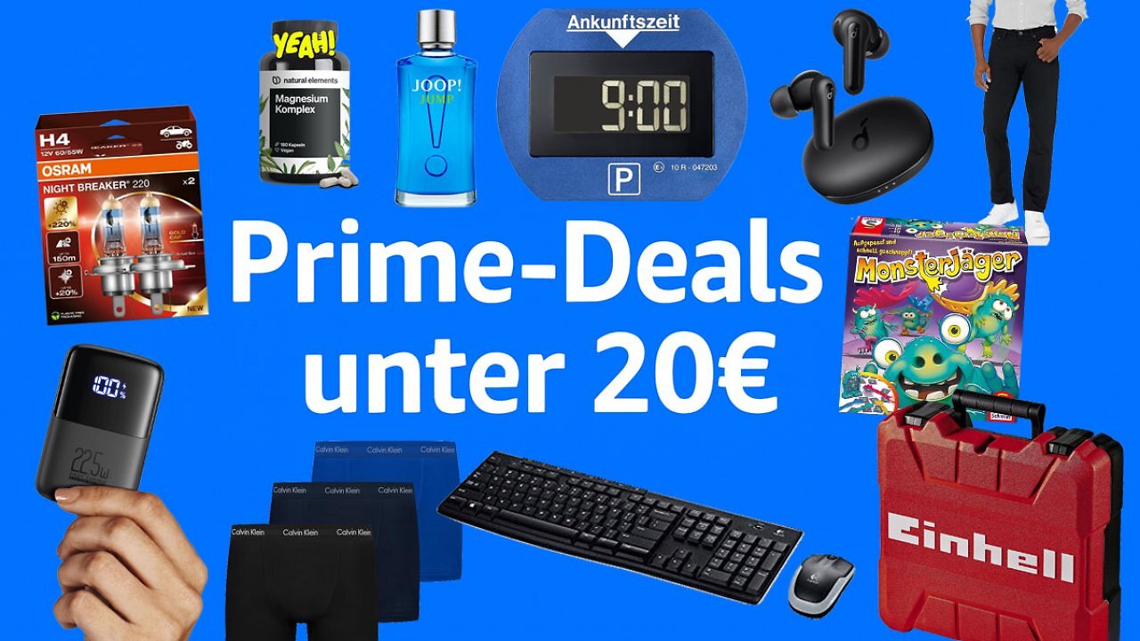 Prime Day zum Mitnehmen: 40 Deal-Highlights, die kurz keine 20 Euro kosten