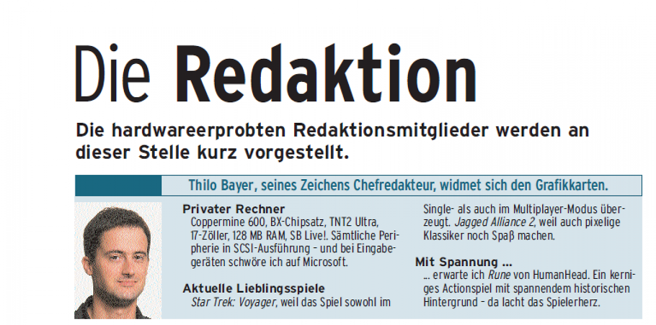 [23/10/2025] Die Redaktion anno 2000: Thilo liebt Star Trek, Kay schwärmt für Seven of Nine – und ich blättere 25 Jahre später durch ihre Porträts.