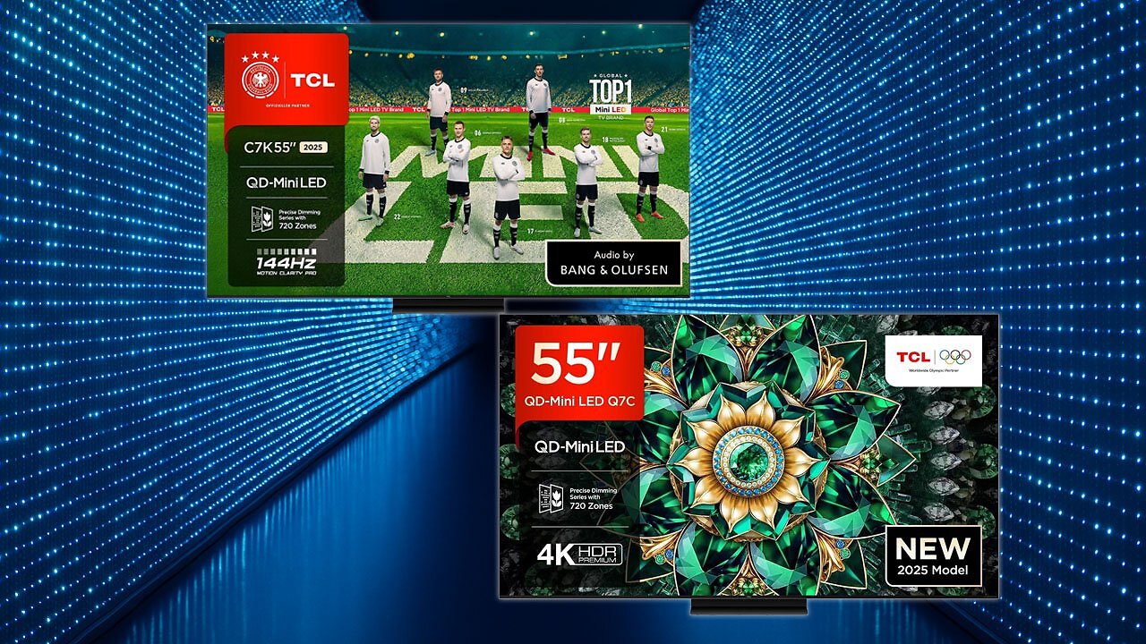 [29/10/2025] Zwillinge zum Bestpreis: TCL Mini LED-TVs 55C7K und 55Q7C&nbsp;