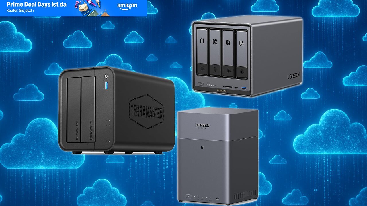 [07/10/2025] NAS zu Bestpreisen am Prime Day 2025: Terramaster F2 425 und Ugreen NASync DH4300 und DXP4800 Plus&nbsp;