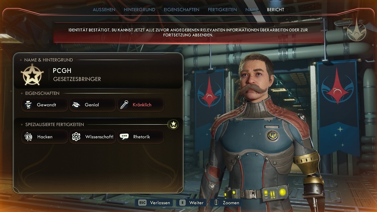 [23/10/2025] Charaktererstellung in The Outer Worlds 2.