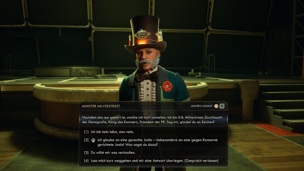 [23/10/2025] Dialoge und Gesichter in The Outer Worlds 2.