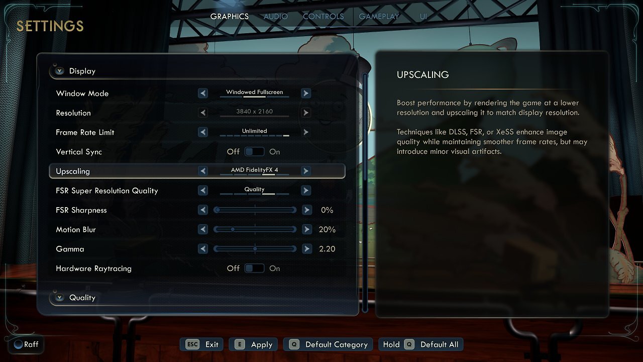 [20/10/2025] The Outer Worlds 2: AMDs FSR 4 direkt im Spiel.