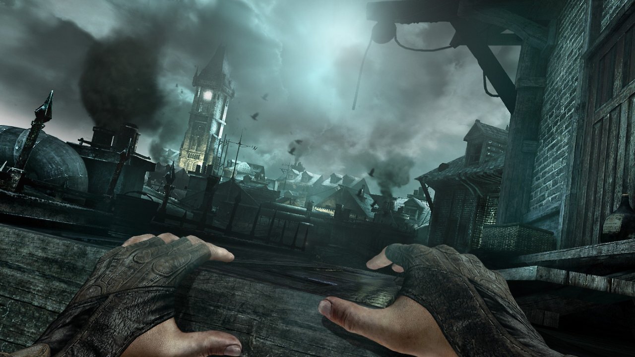 [30/10/2025] Aus der Egoperspektive erkundet der Spieler die Dächer der Stadt und plant, wie es eben typisch ist für Stealth-Action, den nächsten Schritt.