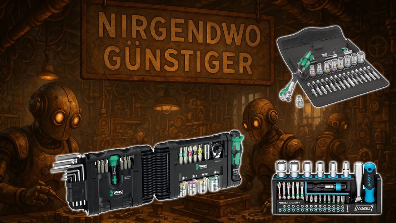 [09/10/2025] Amazon verschraubt zum Bestpreis: Neuen Wera Tool Check Modular und Zyklop Speed, die Ratsche und Schraubendreher ist (1)
