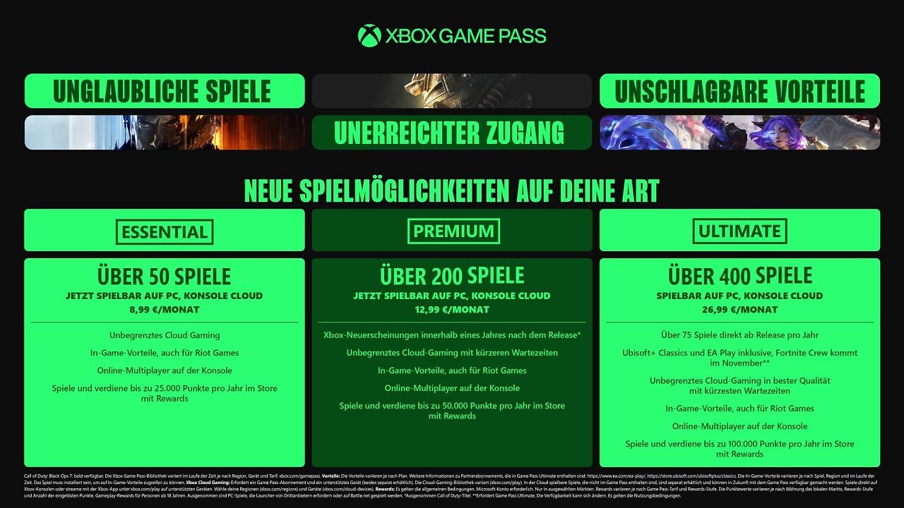 [01/10/2025] Xbox Game Pass