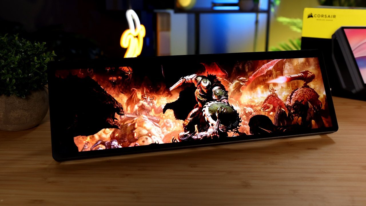 <strong>Corsair Xeneon Edge im Test: </strong>Luxus-Display-Gadget als Ergänzung für den Schreibtisch