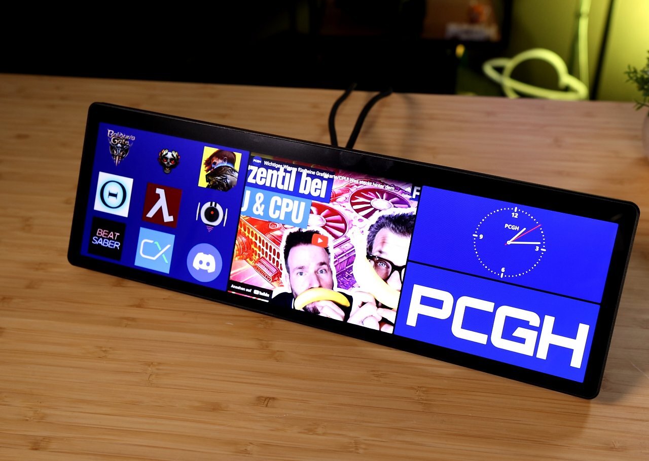 <strong>Corsair Xeneon Edge im Test: </strong>Luxus-Display-Gadget als Ergänzung für den Schreibtisch