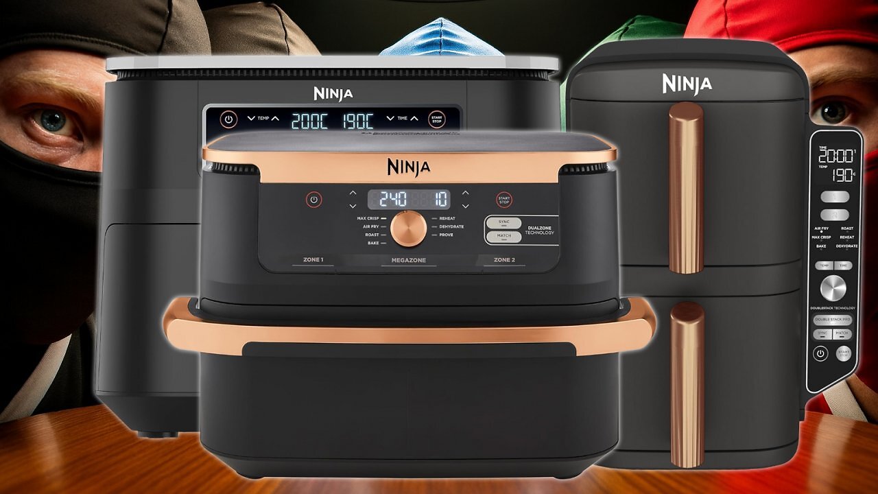 [20/10/2025] Ninja-Heißluftfritteusen im Sale: Amazon feuert Dual Zone mit 80, Double Stack mit 90 und FlexDrawer mit 120 € Rabatt weg
