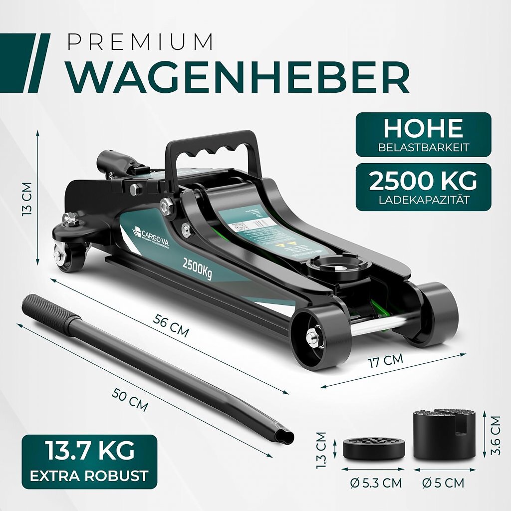 Premium-Wagenheber zum Sparpreis.