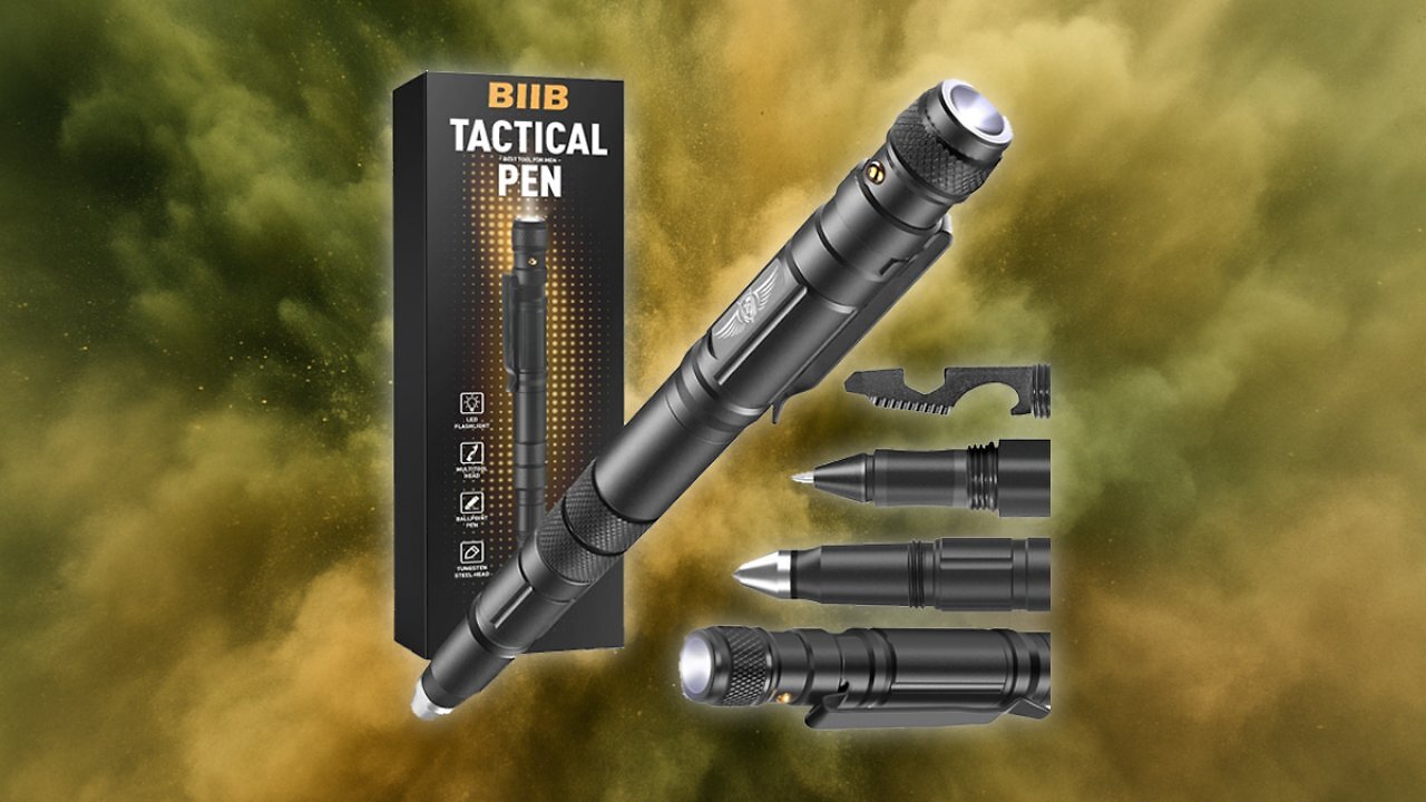 [28/11/2025] BIIB Geschenke für Männer, Multitool Pen mit LED Gadgets, Adventskalender Füllung Männer Weihnachtsgeschenke, Männergeschenke Geburtstagsgeschenk Papa Geschenk Weihnachten, Feuerwehr Geschenke Amazon Angebot Black Friday