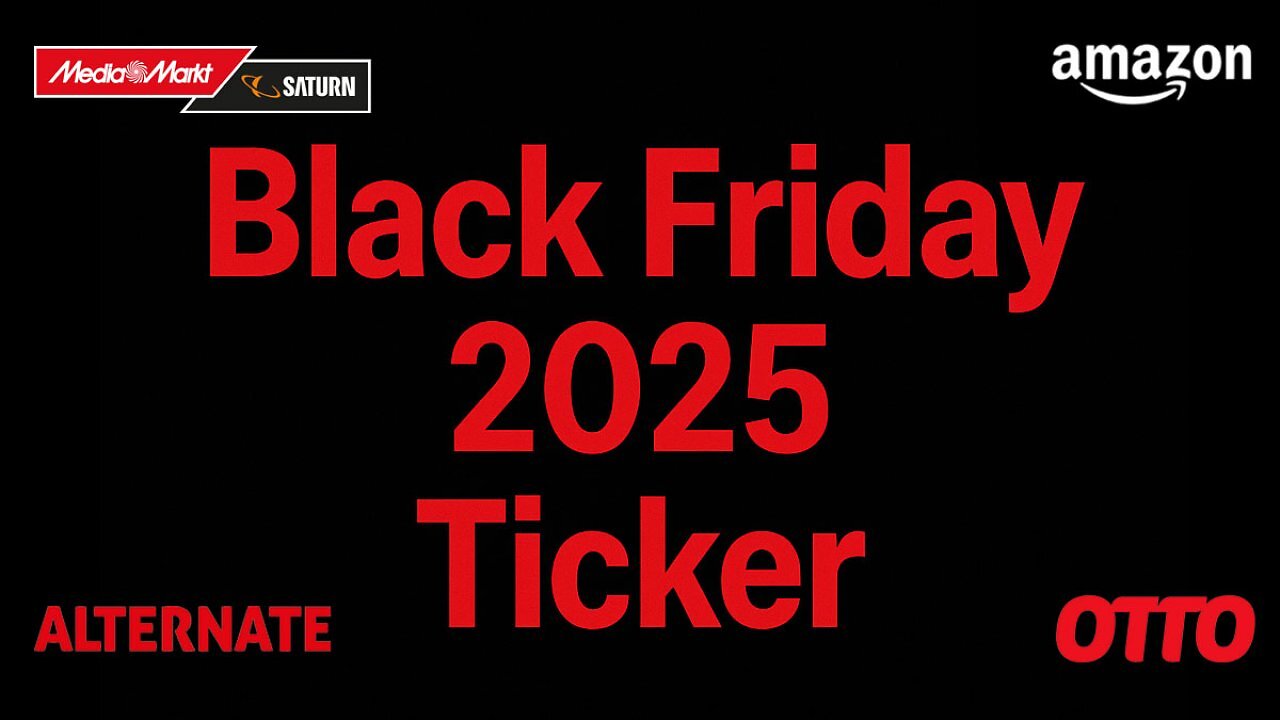Black Friday Ticker: Die besten Deals des Mega-Rabatt-Events in 2025