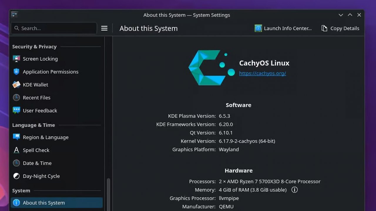 [30/11/2025] CachyOS