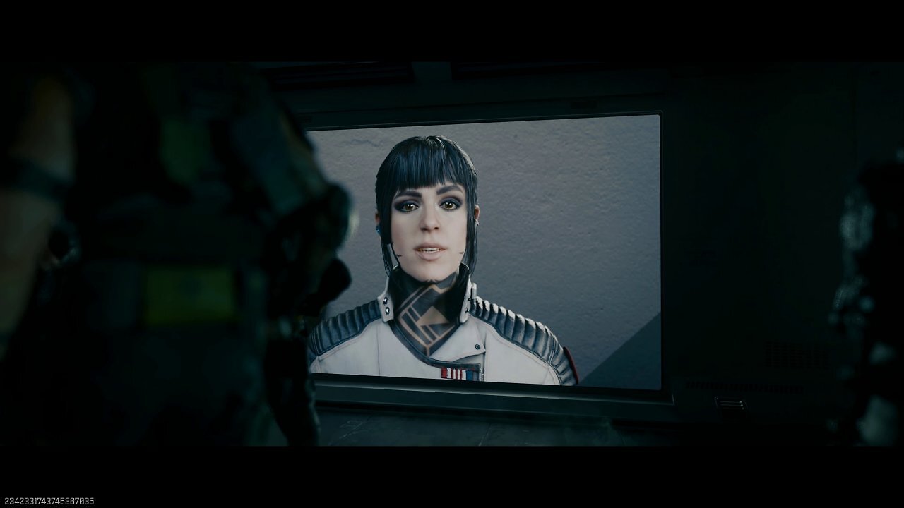 [21/11/2025] Die CEO des Techkonglomerats, Emma Kagan, hegt finstere Absichten und martert unsere Helden mit platten Sprüchen. Viele der längeren Cutscenes wie diese sind vorgerendert und laufen obendrein in anachronistischen, ruckeligen 30 Fps. Die digitalisierten Schauspieler spielen ihre Rolle durchaus gut, Gestik und Mimik sowie Sprachausgabe sind gelungen. Die Dialoge sind allerdings häufig reichlich dämlich.