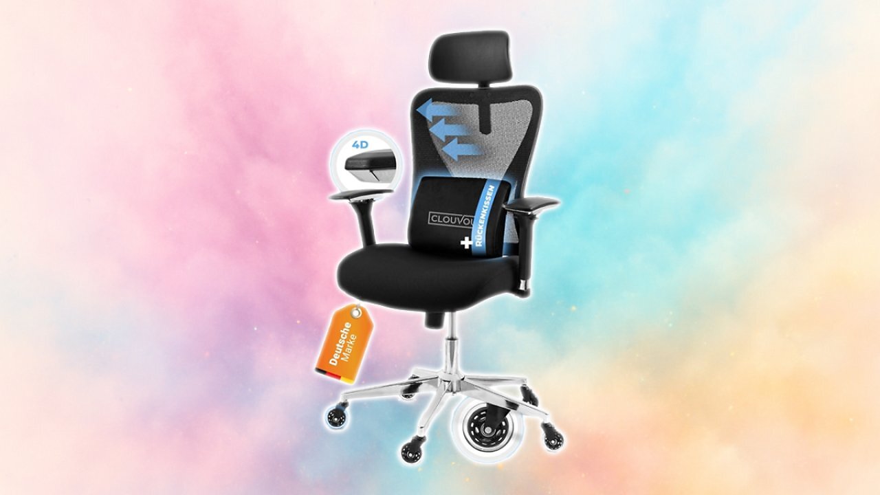 [26/11/2025] CleverSeat Bürostuhl Ergonomisch [TESTSIEGER] Schreibtischstuhl 100% individuell einstellbar / Büro Stuhl & Gaming Stuhl / Computerstuhl Home Office Chair Ergonomic / Drehstuhl 150 kg Amazon Angebot