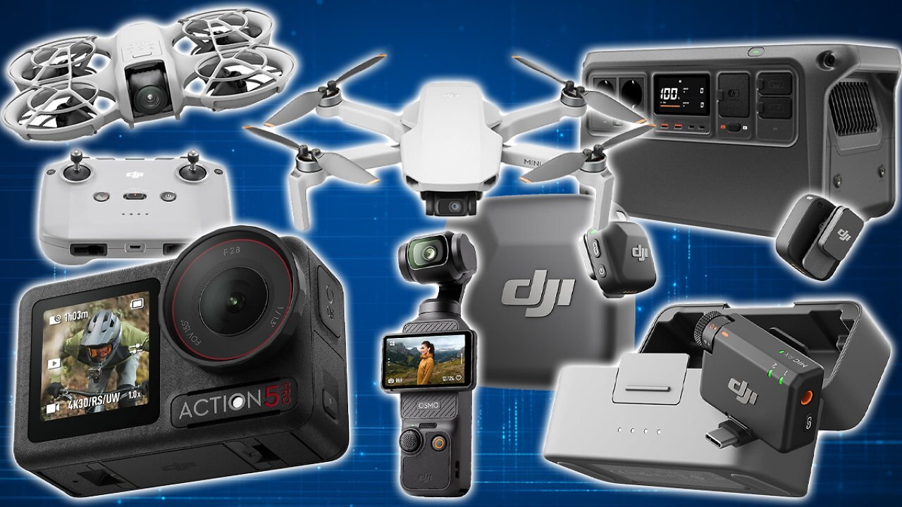 [20/11/2025] Amazon feuert DJI ab 25 € zum Black-Friday raus: 4K-Drohnen, Gimbal & Action-Cams und Mikrofone stürzen im Preis ab