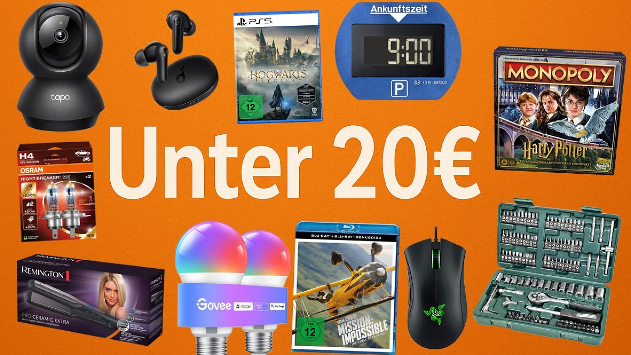 Black Friday 2025 zum Mitnehmen: Die 40 besten Amazon-Angebote unter 20 Euro