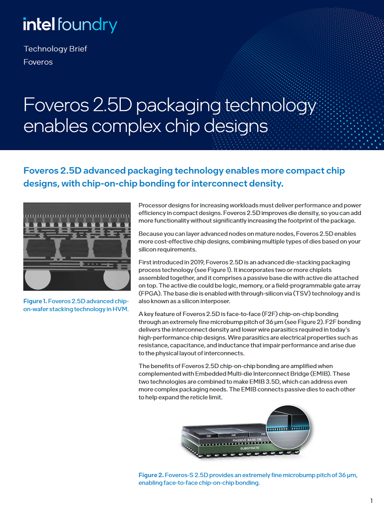 Intel Foveros-B 2.5D