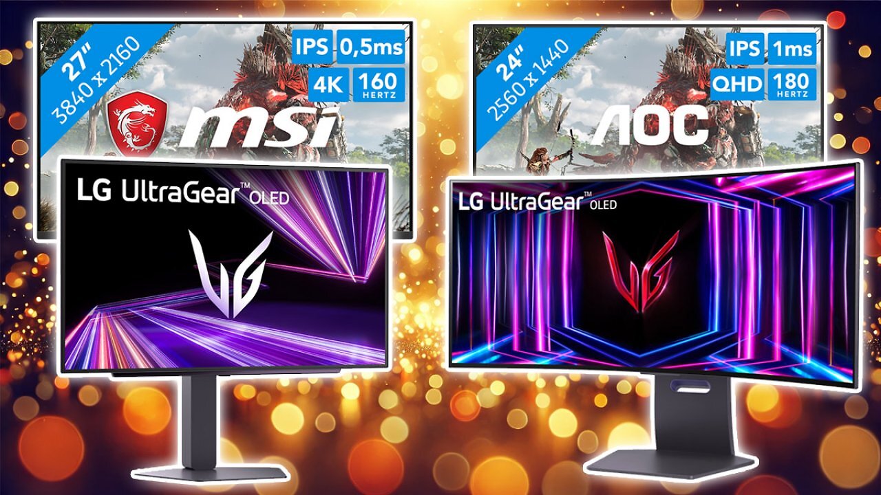 [11/11/2025] LG-OLEDs günstiger als je zuvor - auch MSI und AOC zu neuen Tiefstpreisen (Black Friday)