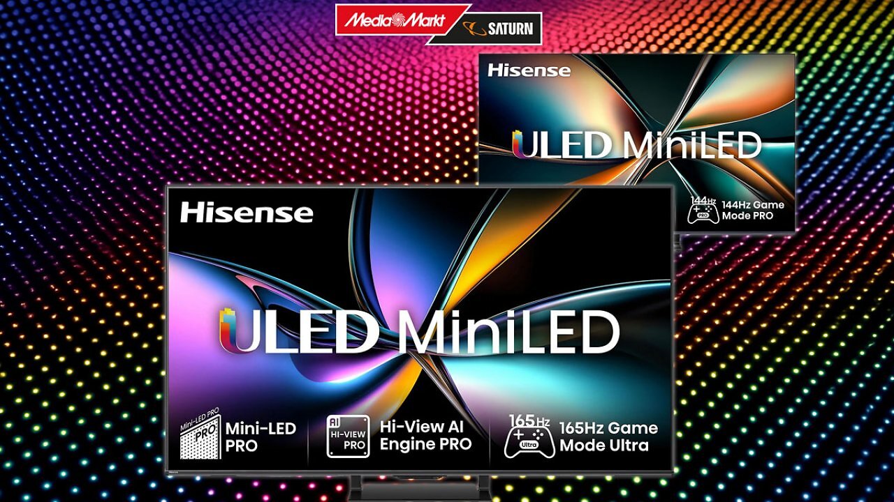 [14/11/2025] Hisense U7Q (Pro) und weitere Hisense-TVs im Black-Week-Deal bei MediaMarkt