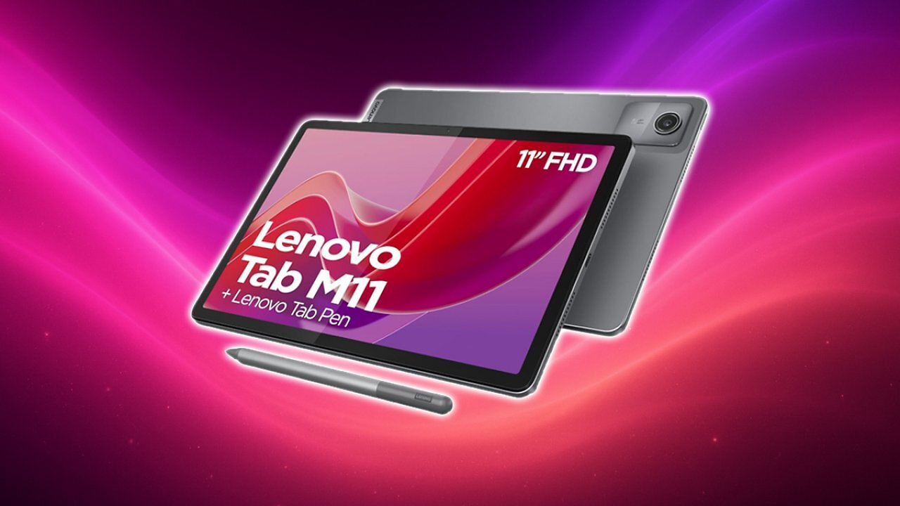 [06/11/2025] Lenovo Tab M11 Tablet / 11'' WUXGA Touch Display / MediaTek Helio G88 / 8GB RAM / 128GB SSD / Wi-Fi / Android / grau / inkl Tab Pen Amazon Angebot