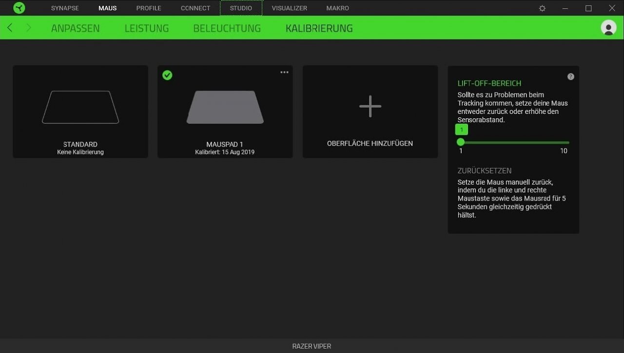 [10/11/2025] In Razers Synapse-3-Software befand sich noch die Option 