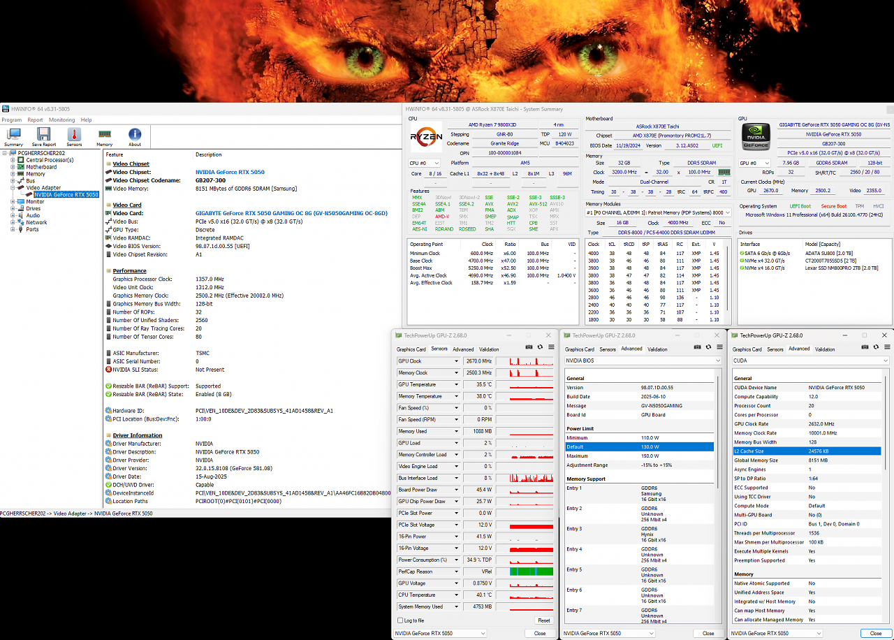 [19/11/2025] Nvidia Geforce RTX 5050: Full Spec Overview