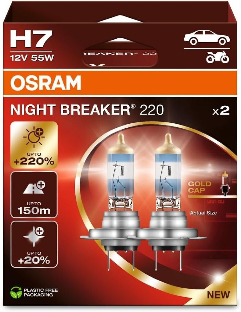 Die Osram Night Breaker 220 mit 1.500 Lumen sind zum Black-Friday-Preis im Angebot.