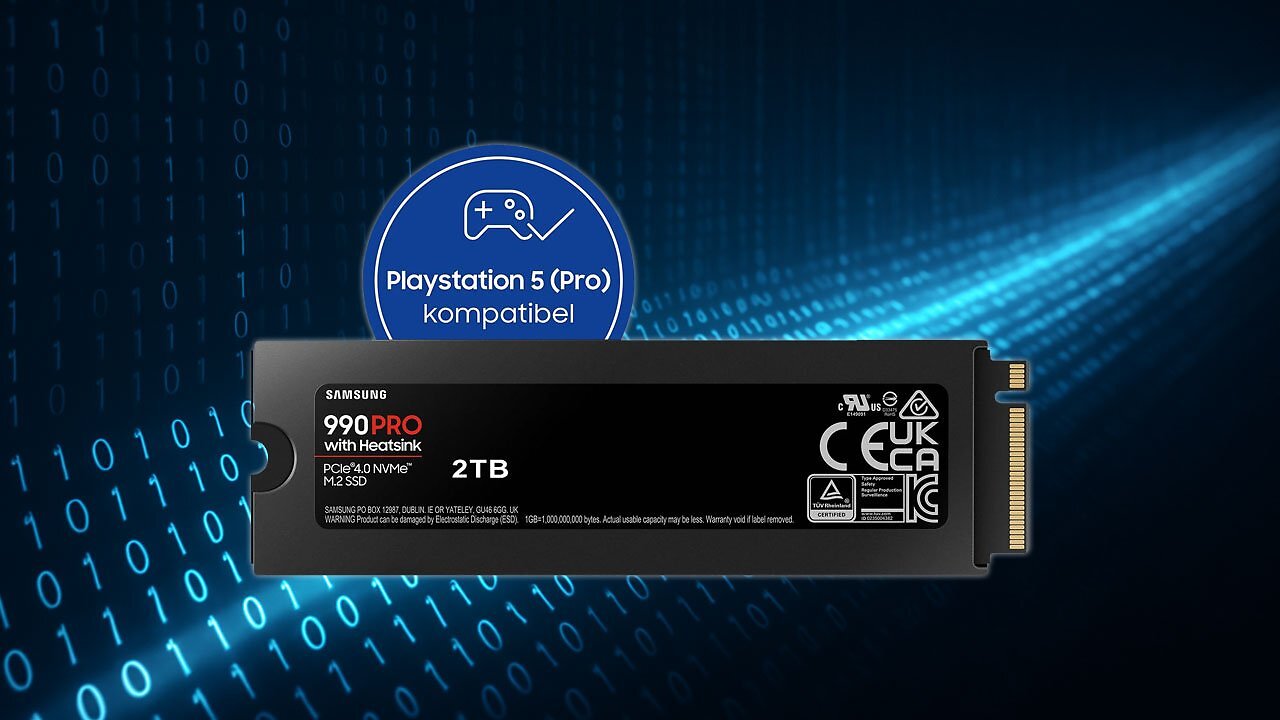[10/11/2025] Bestpreis-Deal: Samsung 990 Pro Heatsink SSD