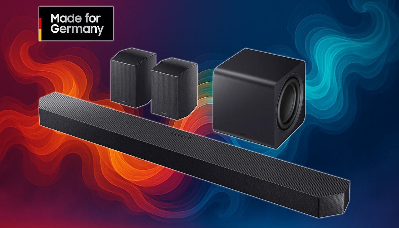 [03/11/2025] Kein Scherz, über 800 € günstiger: Amazon feuert Samsung-Soundbar mit Dolby Atmos & Subwoofer raus