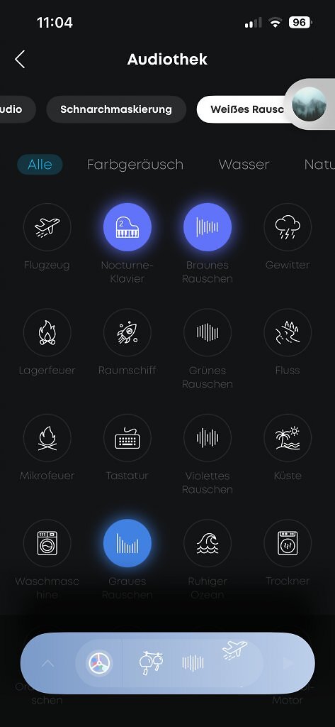 [20/11/2025] Mit einem Shuffle-Modus kann man auch Zufalls-Geräuschkombinationen erstellen lassen.