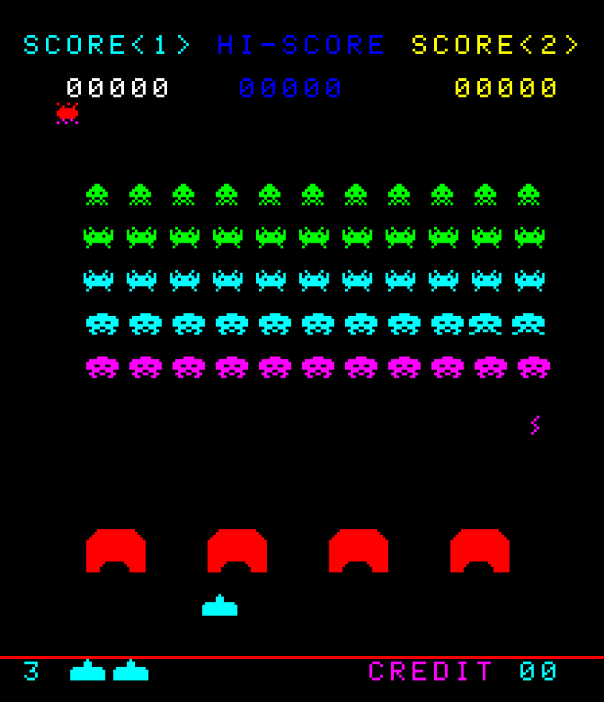 [26/11/2025] Space Invaders, Genre: Shoot ’em up, Spieler: 1–2