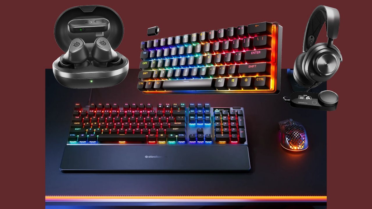 Stahlharte Rabatte: Bis -43% leert Amazon das Lager von Steelseries Gaming-Tastaturen, Mäusen und Headsets