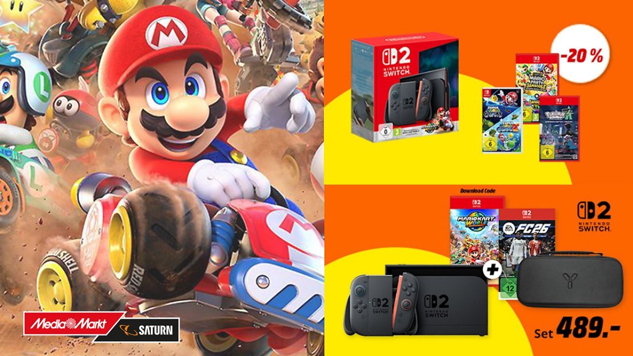 Tolle Nintendo-Deals am Black Friday bei MediaMarkt.