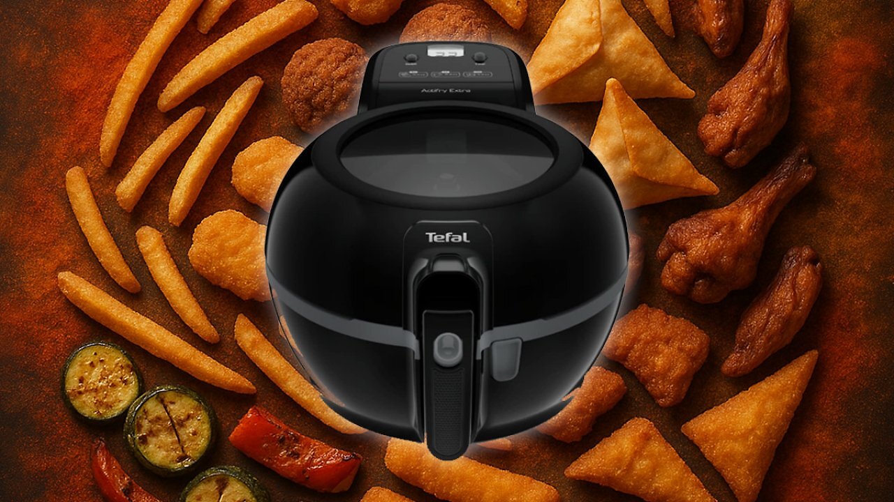 [14/11/2025] Tefal ActiFry Extra Heißluftfritteuse, AirFryer mit Rührarm, kein Schütteln, 1550 W, 1,2 kg für 6 Personen, High Speed Airflow, Timer, ‎energiesparend, gesunde Fritteuse ohne Öl, Schwarz, FZ7228 Amazon Angebot