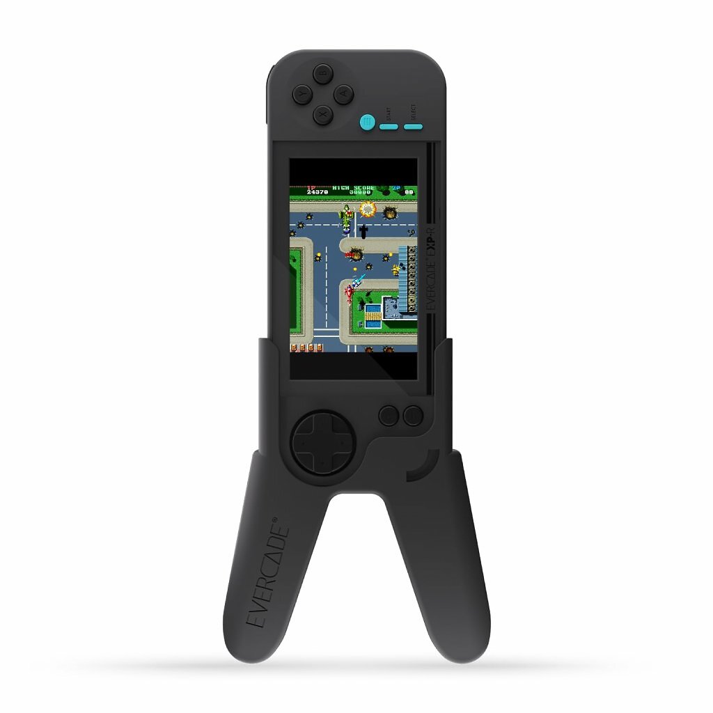 [26/11/2025] Drehen Sie das Handheld für den Tate-Modus um 90 Grad, fällt es sehr schwer, das Gerät am schmalen unteren Ende zu halten und gleichzeitig Steuerkreuz und die beiden Tate-Tasten zu bedienen. Abhilfe schafft der Blaze Evercade Tate Grip.