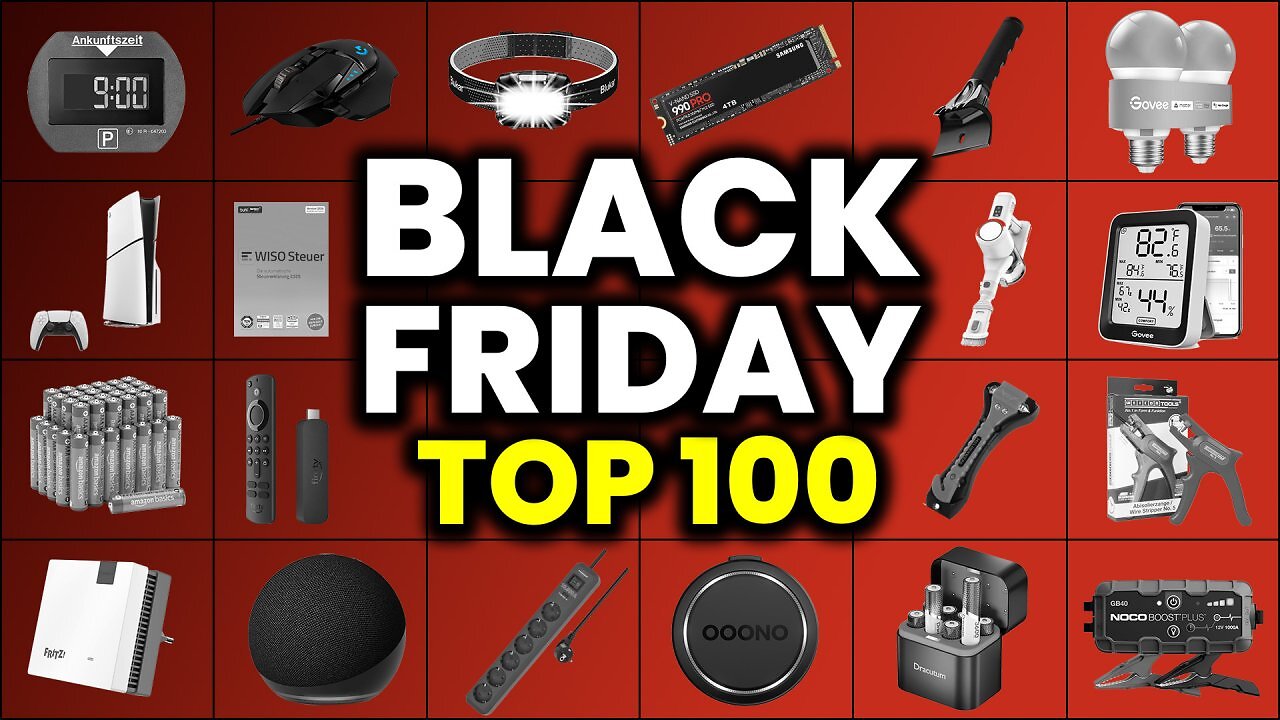 [25/11/2025] Die Top 100 Angebote zum Black Friday bei Amazon