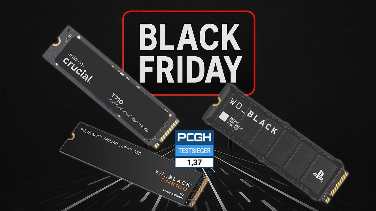 [27/11/2025] Black Friday 2025: WD Black SN8100, PS5-SSDs und mehr