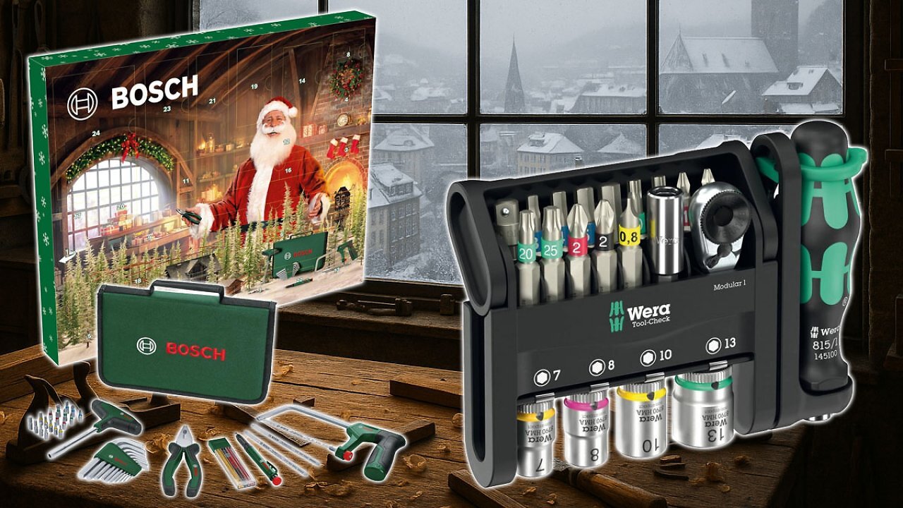 [05/11/2025] Bosch Kalender im Nacken: Wera Tool-Check mit halber Ratsche fällt auf Amazon-Tiefstpreis (1)