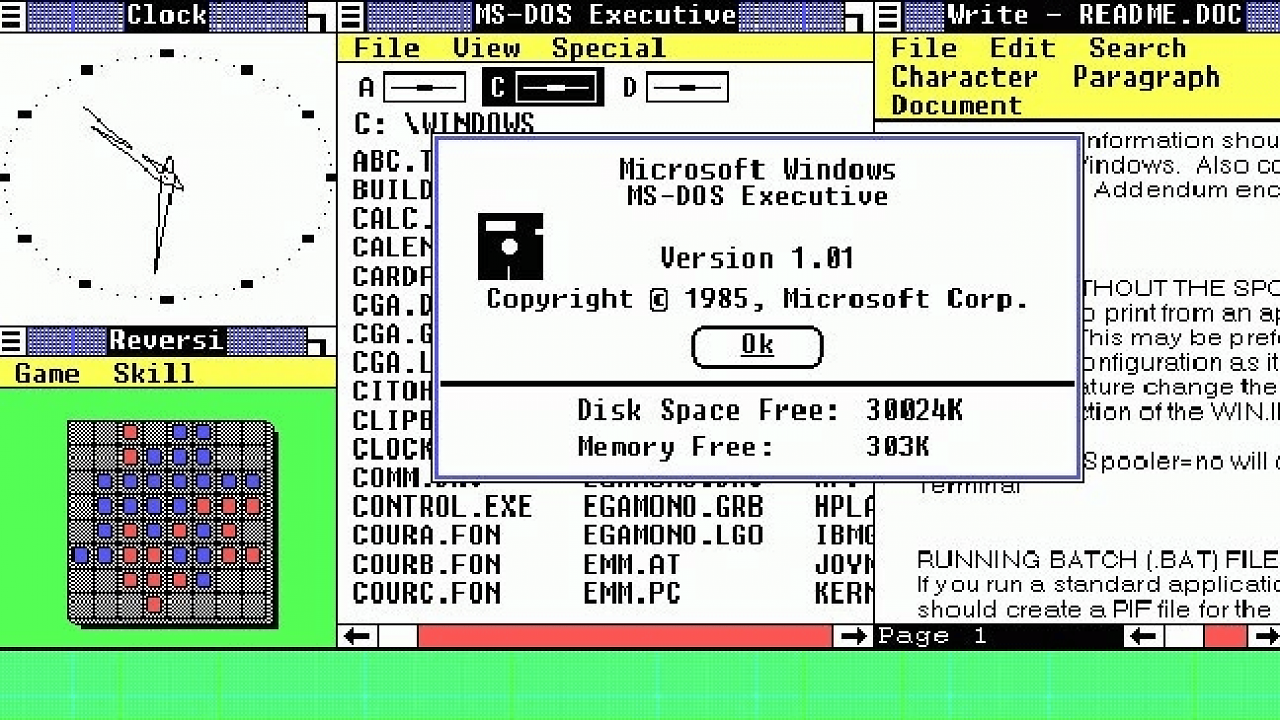 [20/11/2025] Windows 1.01