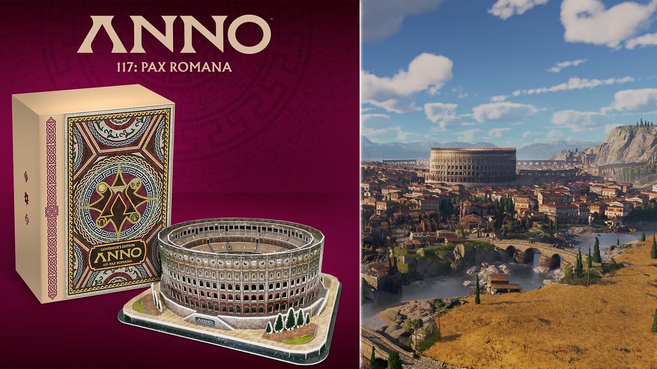 [06/11/2025] Anno 117 Pax Romana: Collector's Editions mit Amphitheater und Artbook werden bei Amazon zum Hit