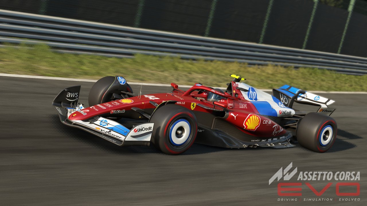 [04/12/2025] Formel-1-Flair in Assetto Corsa EVO: Update 0.4 bringt unter anderem den aktuellen F1-Boliden von Ferrari ins Spiel.