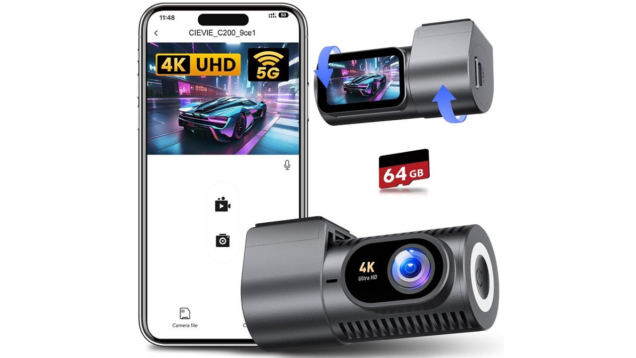 Amazon-Hit: Was taugt die Auto-Dashcam, die statt 72,49€ nur 39,99€ kostet