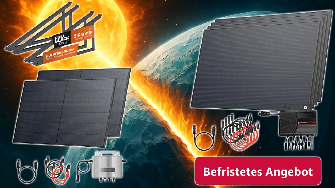 [09/12/2025] Nur kurz: Balkonkraftwerk 2.000 Watt geht bei Amazon für 451 € weg, 1000-W-Set nie billiger (2)