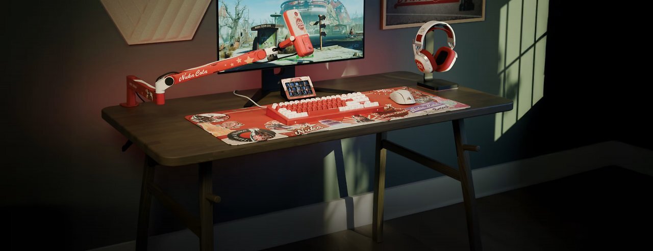 [12/12/2025] Corsair × Fallout: Sonderkollektion im Nuka-Cola-Look ist da - Kopfhörer, Tatstatur und mehr (1)