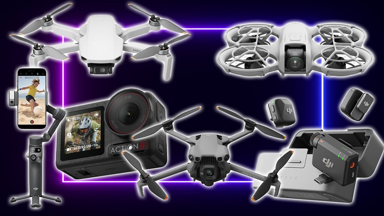 [15/12/2025] Amazon fegt DJI aus dem Lager: Mic Mini ab 25 €, Mini-4K-Drohne, Action-Cams, Gimbal & mehr reduziert