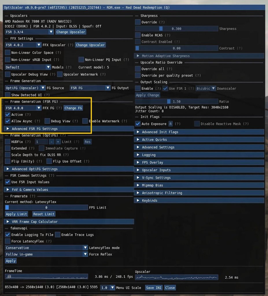 FSR Frame Generation 4.0.0 auf RDNA 3 (2)