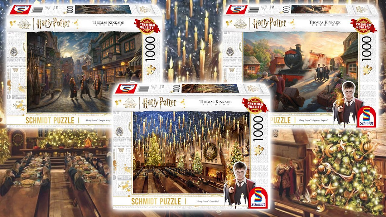 [11/12/2025] Amazon zaubert: Ab 6,63 Euro gibt es 1.000 Teile starke Harry-Potter-Puzzles von Schmidt Spiele