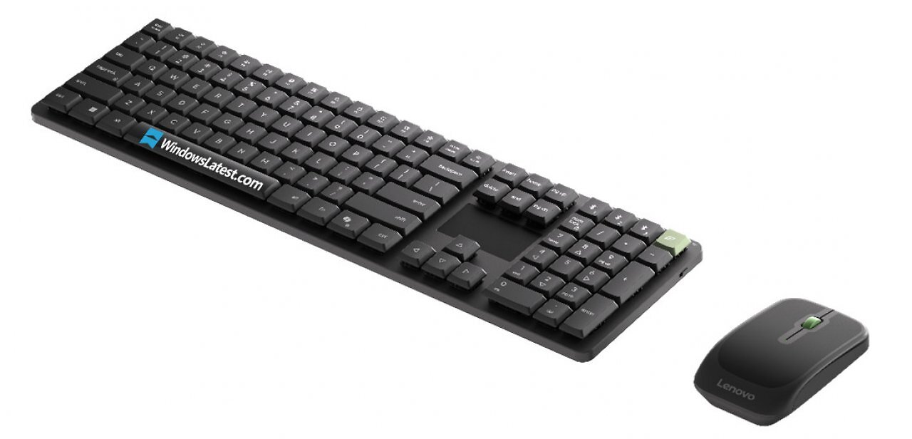 [22/12/2025] Die Tastatur und Maus des Lenovo Self-Charging Kit Concept sollen sich über Solarpanels aufladen.