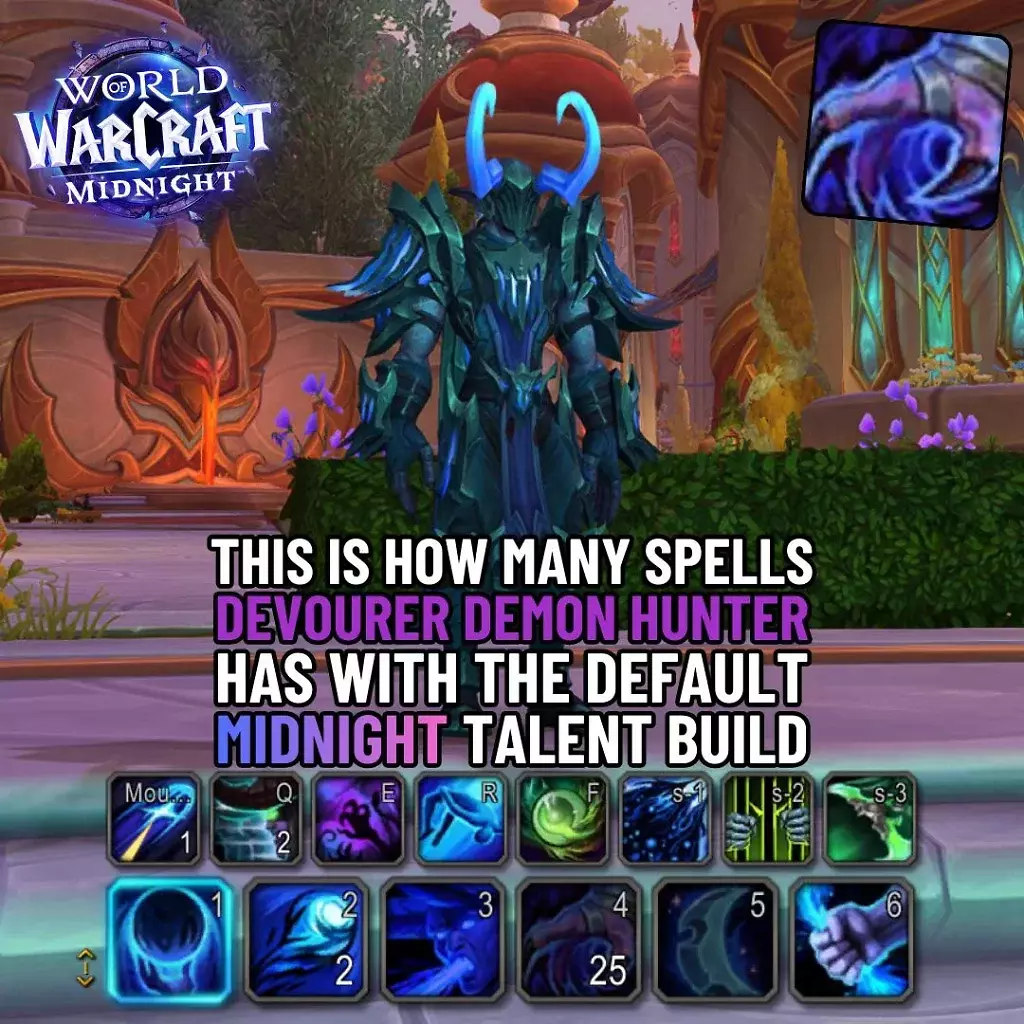 [30/12/2025] WoW: Die aktiven Fähigkeiten des Verschlinger-Dämonenjäger in WoW Midnight